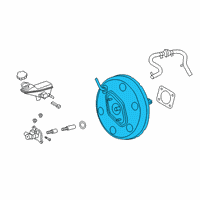 OEM Hyundai Venue Booster Assembly-Brake Diagram - 59110-K2300