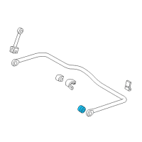 OEM 2007 Dodge Sprinter 2500 BUSHING-STABILIZER Bar Diagram - 5103955AB