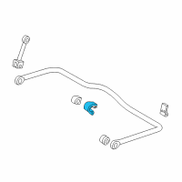 OEM 2006 Dodge Sprinter 2500 Bracket-SWAY Bar Diagram - 5136068AA