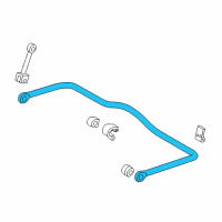 OEM 2003 Dodge Sprinter 3500 SWAY Bar Diagram - 5118632AA