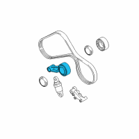 OEM 2012 BMW M3 Adjusting Pulley With Lever Diagram - 11-28-7-841-527