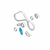 OEM 2012 BMW M3 Belt Tensioner Diagram - 11-28-7-841-546