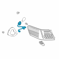 OEM Toyota Camry Socket & Wire Diagram - 81555-06340