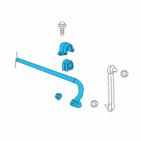 OEM 2014 Chevrolet Sonic Stabilizer Bar Diagram - 42362798