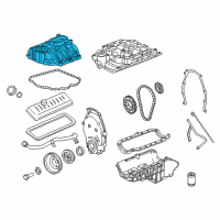 OEM GMC Savana 1500 Manifold Diagram - 12595827