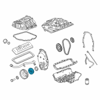 OEM 2002 GMC Savana 3500 Crankshaft Damper Diagram - 10224885