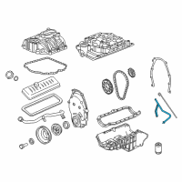 OEM 2006 Chevrolet Express 1500 Oil Tube Diagram - 12567456