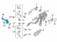 OEM Ford Escape CHECK ASY - DOOR Diagram - LJ6Z-7827204-A