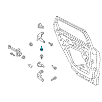 OEM 2020 Ford Escape LATCH Diagram - LJ6Z-78264A27-E