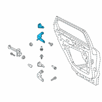 OEM 2021 Ford Escape HANDLE ASY - DOOR - OUTER Diagram - LJ6Z-7822404-CCPTM