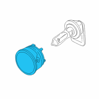 OEM 2005 Ford Expedition Fog Lamp Diagram - 5L7Z-15200-AA