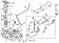 OEM Hyundai Sonata Fuel Pump Sender Assembly Diagram - 94460-L0000