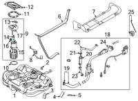 OEM 2022 Hyundai Tucson Regulator-Fuel Pressure Diagram - 31370-L1500