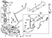 OEM 2022 Hyundai Tucson Pump-Fuel Diagram - 31111-J4100