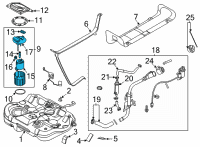 OEM 2021 Hyundai Sonata Pump Assembly-Fuel Diagram - 31120-L1200