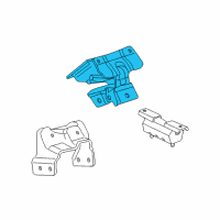 OEM 2009 Hummer H2 Front Mount Diagram - 15226255