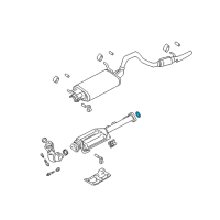 OEM Chevrolet Tracker Gasket, Exhaust Muffler Diagram - 30011278