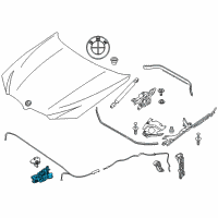 OEM 2022 BMW X6 Passive Lock With Switch Diagram - 51-23-7-485-957