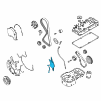 OEM 2005 Chrysler Sebring Cover-Timing Belt Diagram - MD330008