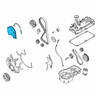 OEM Chrysler Cover-Timing Belt Diagram - MD378731