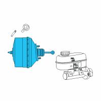 OEM 2015 Dodge Viper Booster-Power Brake Diagram - 68193554AB