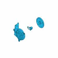 OEM Hyundai Santa Fe Blower Assembly-Conderser Diagram - 97730-26200