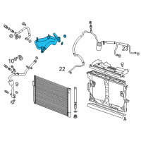 OEM 2014 Chevrolet Volt Rear Suction Hose Diagram - 22863543