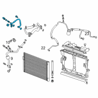 OEM 2014 Chevrolet Volt Discharge Hose Diagram - 23411745