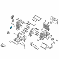 OEM 2017 Kia K900 Temperature Door Actuator Diagram - 971593T200