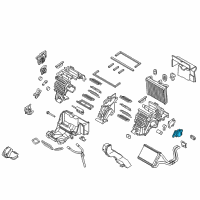 OEM 2015 Kia K900 Temperature Door Actuator Diagram - 971593T100