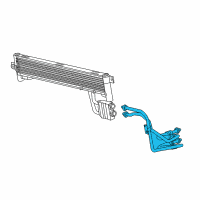 OEM 2017 Chrysler 200 Hose-Oil Cooler Inlet Diagram - 68160031AB