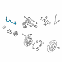 OEM Hyundai Equus Sensor Assembly-Abs Real Wheel , RH Diagram - 59930-3T000