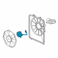 OEM 2020 Acura RDX MOTOR, COOLING FAN Diagram - 38616-5YF-A02