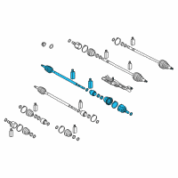 OEM Kia Optima Joint Assembly-Cv RH Diagram - 495014R250