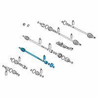 OEM 2011 Hyundai Sonata Joint & Shaft Kit-Front Axle W Diagram - 49580-4R250