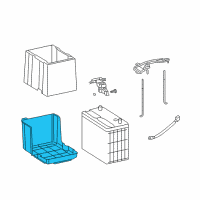 OEM 2012 Honda Accord Box, Battery (55B) Diagram - 31521-TA5-A00