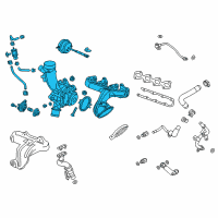 OEM 2014 Buick Encore Turbocharger Asm Diagram - 55565353
