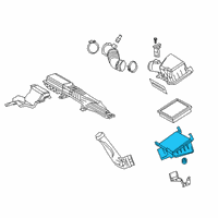 OEM 2021 Lexus UX250h Case Sub-Assembly Air C Diagram - 17701-24460