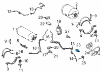 OEM 2019 Toyota Mirai Filler Neck Diagram - 77AE0-62020