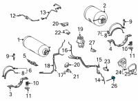 OEM 2019 Toyota Mirai Fuel Cap Diagram - 77AE2-62010