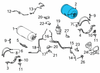 OEM Toyota Mirai Fuel Tank Diagram - 77A2062040