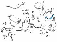 OEM 2020 Toyota Mirai Support Diagram - 77B03-62010