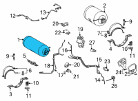 OEM Toyota Mirai Fuel Tank Diagram - 77A1062040