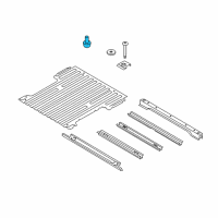 OEM 2017 Ford F-250 Super Duty Mount Bolt Pin Diagram - 4L3Z-5K373-AA