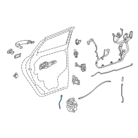 OEM 2021 Chevrolet Trax Lock Rod Diagram - 20771973