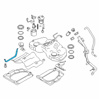 OEM 2019 Toyota 86 Tank Strap Diagram - SU003-01017