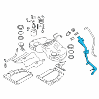 OEM 2013 Scion FR-S Filler Pipe Diagram - SU003-01077