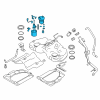 OEM 2020 Toyota 86 Fuel Pump Diagram - SU003-07510