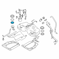OEM 2014 Scion FR-S Fuel Pump Assembly Gasket Diagram - SU003-07284