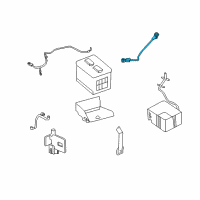 OEM Chrysler Battery Negative Wiring Diagram - 4608620AD